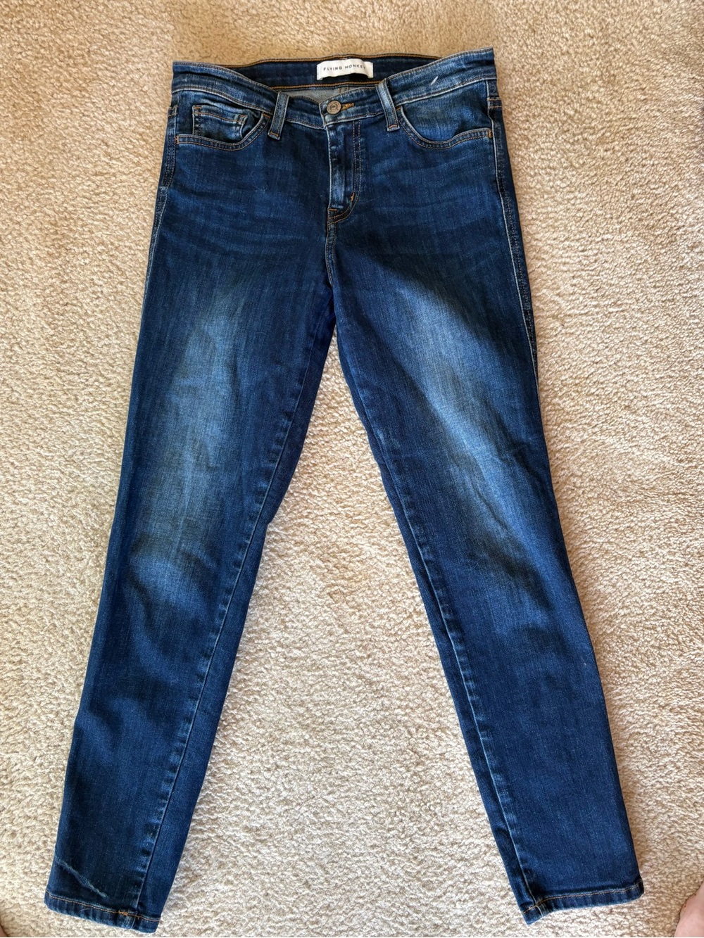 Flying Monkey Dark Blue Skinny Jeans size 27